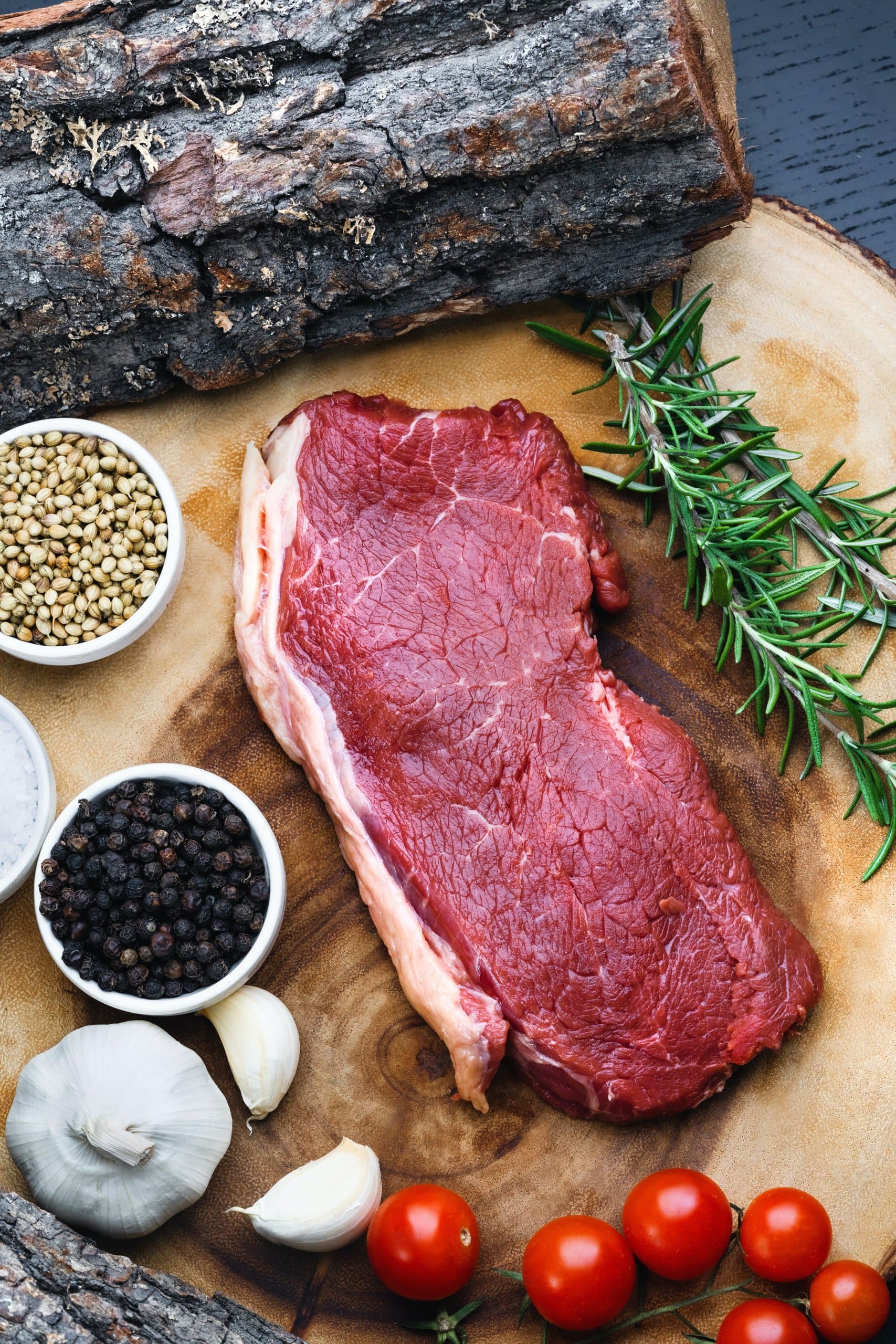 Fresh meat selection for online ordering