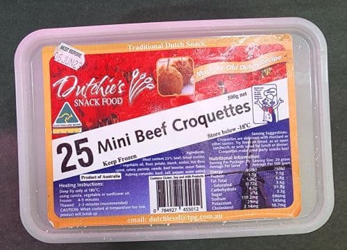 Dutchies Mini Beef Croquettes