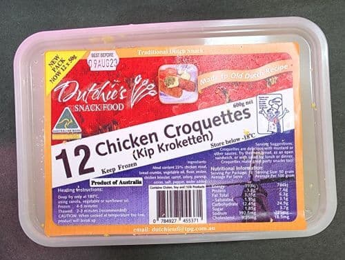 Dutchies Chicken Croquettes